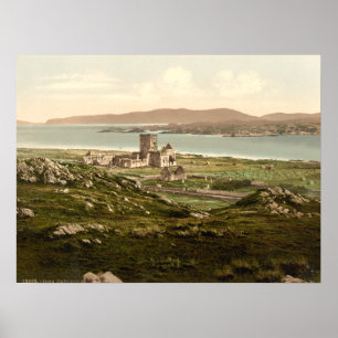 Iona Abbey, Argyll och Bute, Scotland Print Poster