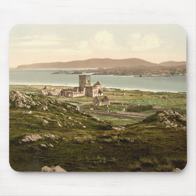 Iona Abbey, Argyll och Bute, Skottland Musmatta (Framsidan)