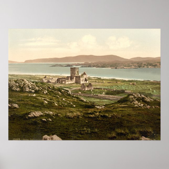 Iona Abbey, Argyll och Bute, Skottland Poster (Framsidan)