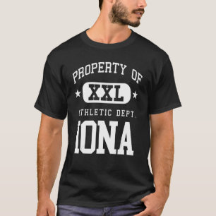 Iona XXL Athletic School Egendom T Shirt