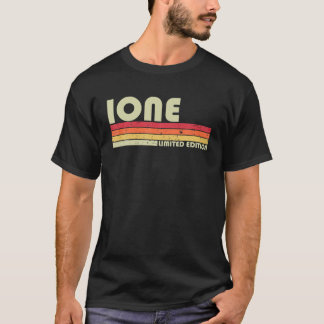 IONE Namn Personlig Retro Vintage 80S 90S-födelsed T Shirt