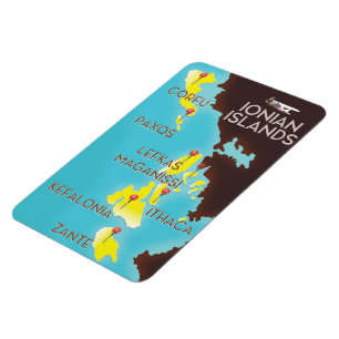 Ionian ökartaaffisch magnet