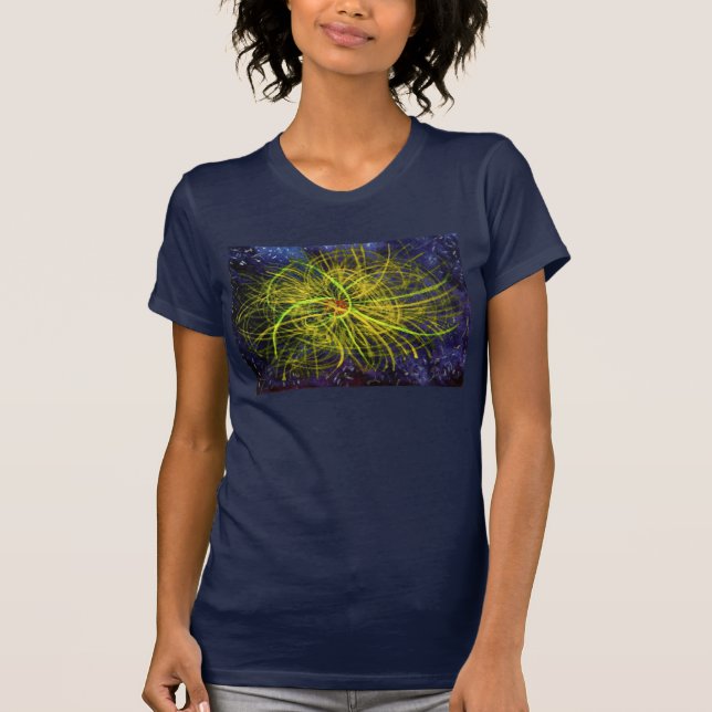 Ionic Fireworks Women's passande t-shirt (Framsida)