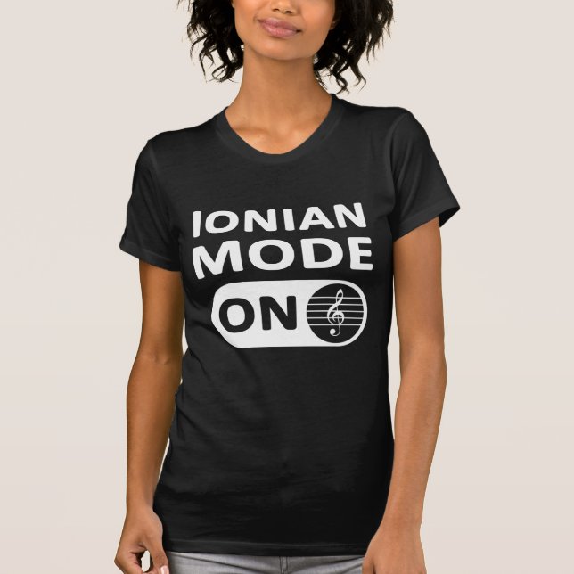 Ioniskt musikläge på - Kvinnor T Shirt (Framsida)