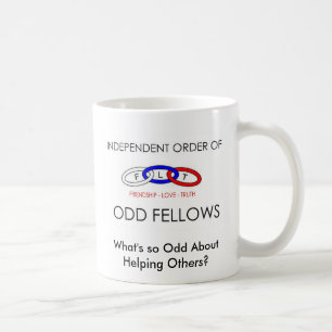 IOOF-FLAGGA, vad är så udda AboutHelping andra? Kaffemugg