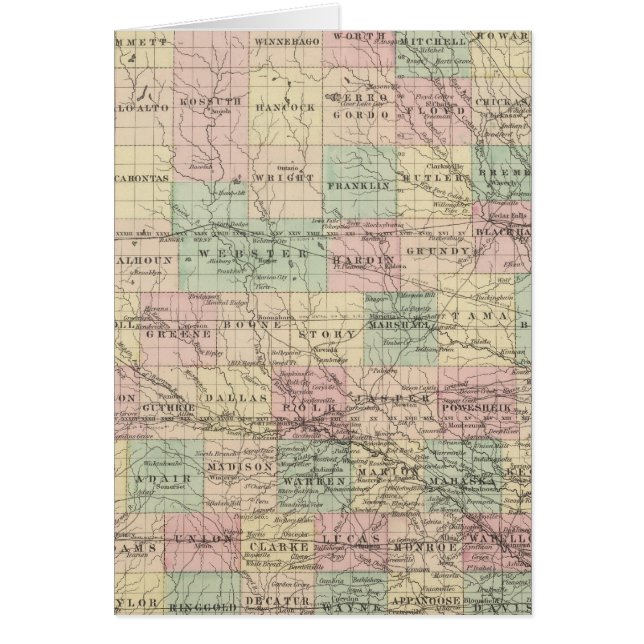 Iowa 2 hälsningskort (Framsidan)