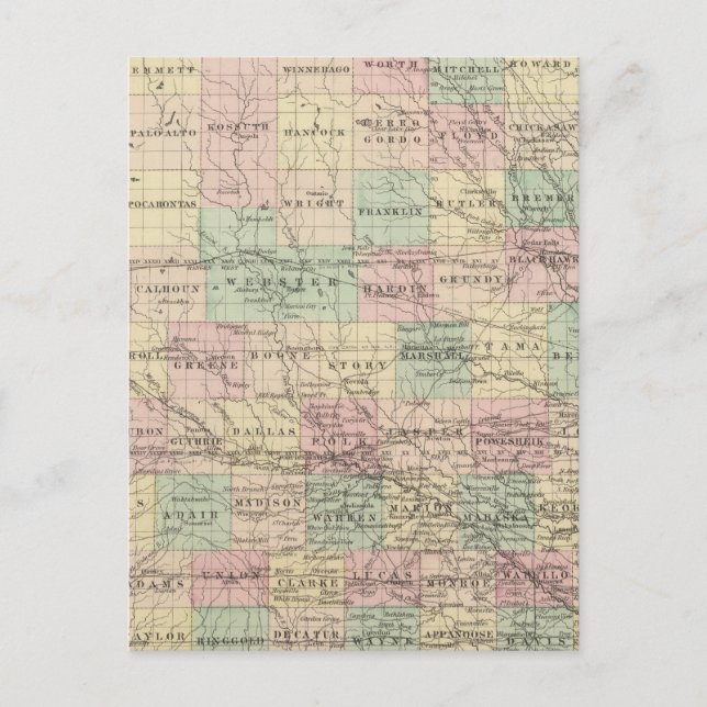 Iowa 2 vykort (Framsida)