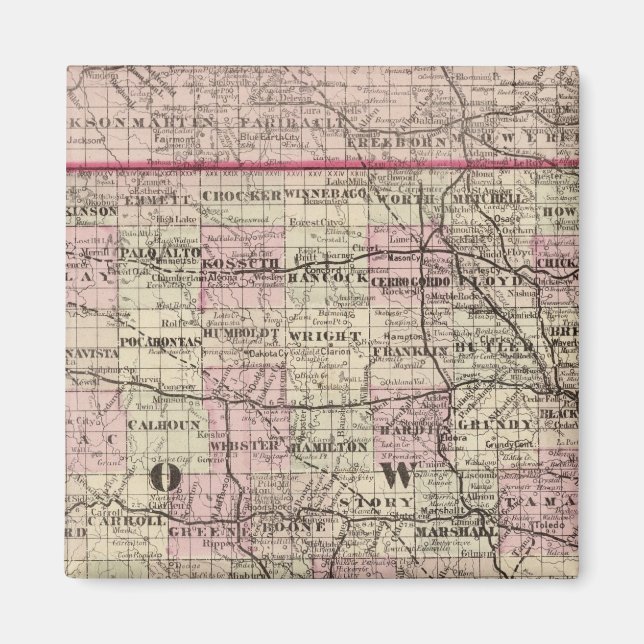 Iowa 4 magnet (Framsidan)