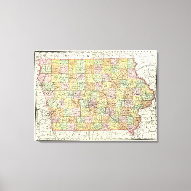 Iowa 6 canvastryck (Framsida)