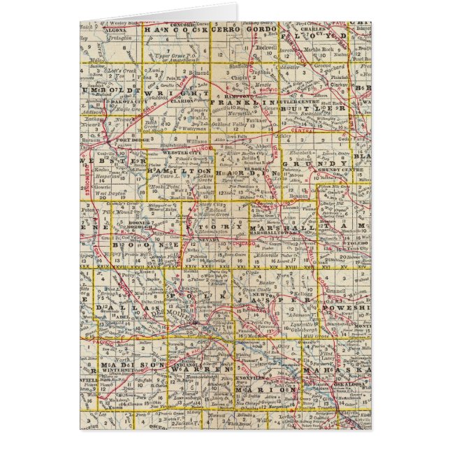 Iowa 6 hälsningskort (Framsidan)