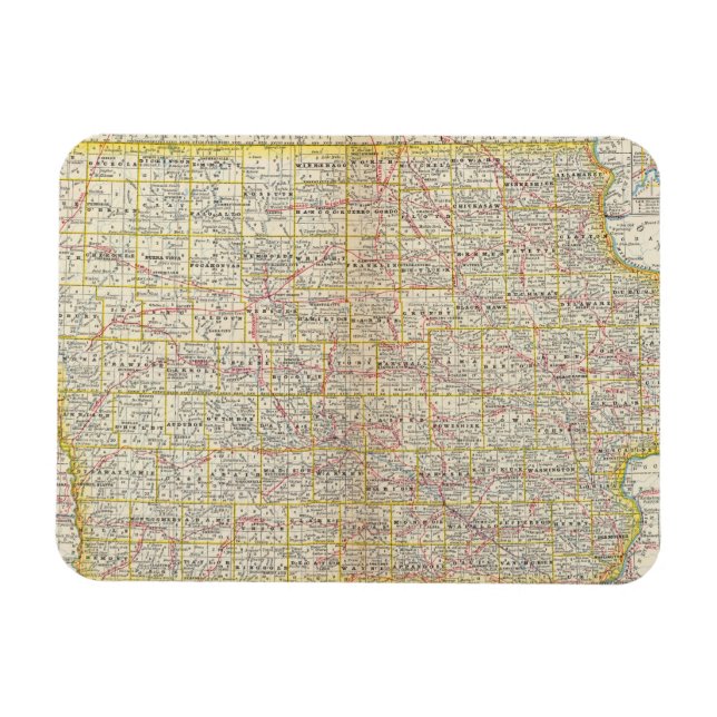 Iowa 6 magnet (Horisontell)