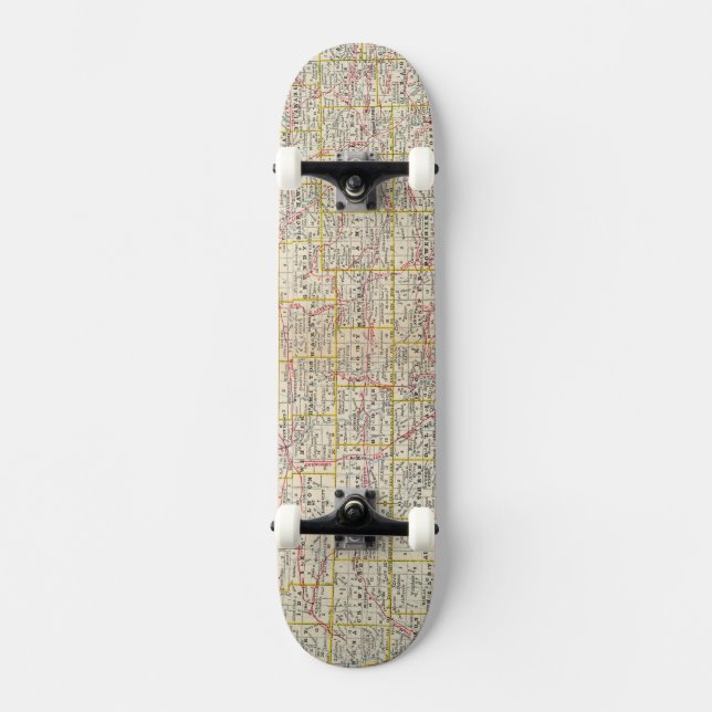 Iowa 6 mini skateboard bräda 18,7 cm (Framsida)