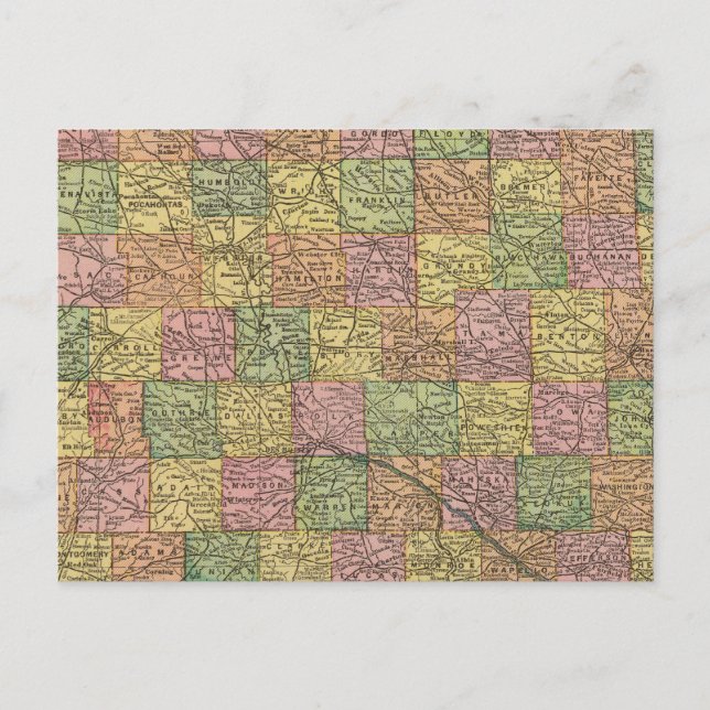 Iowa 8 vykort (Framsida)