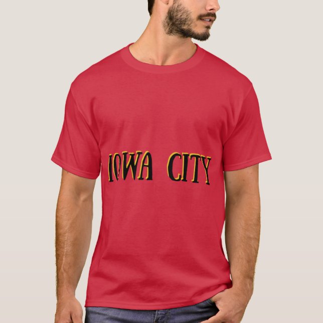 Iowa City 4 T Shirt (Framsida)
