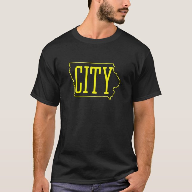 Iowa City Hawkeyes T Shirt (Framsida)