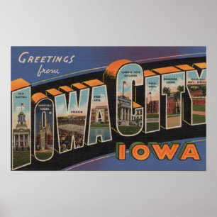 Iowa City, Iowa - Stora Brev Scenes Poster