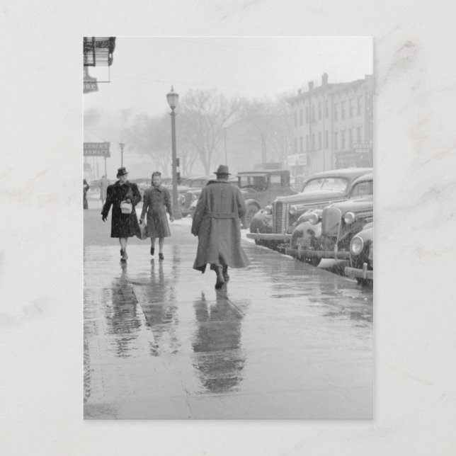 Iowa City Main Street Vykort (Framsida)