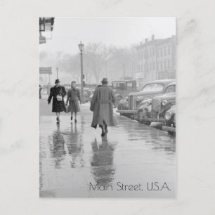 Iowa City Main Street Vykort