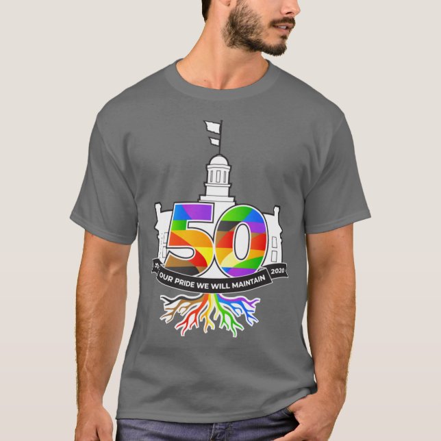 Iowa City Pride T Shirt (Framsida)