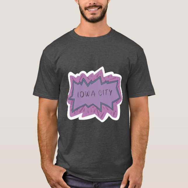 Iowa City Rugrats T Shirt (Framsida)