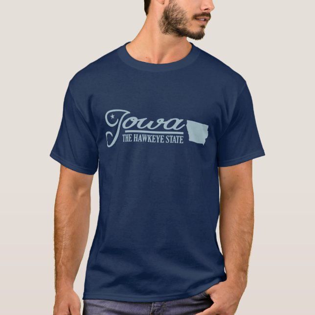 Iowa (delstaten Mine) T Shirt (Framsida)
