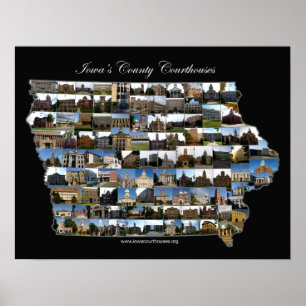 Iowa domstolar projekterar poster