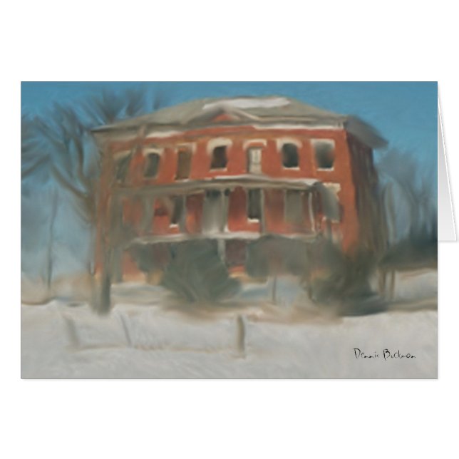 Iowa domstolkort hälsningskort (Framsidan Horizontal)