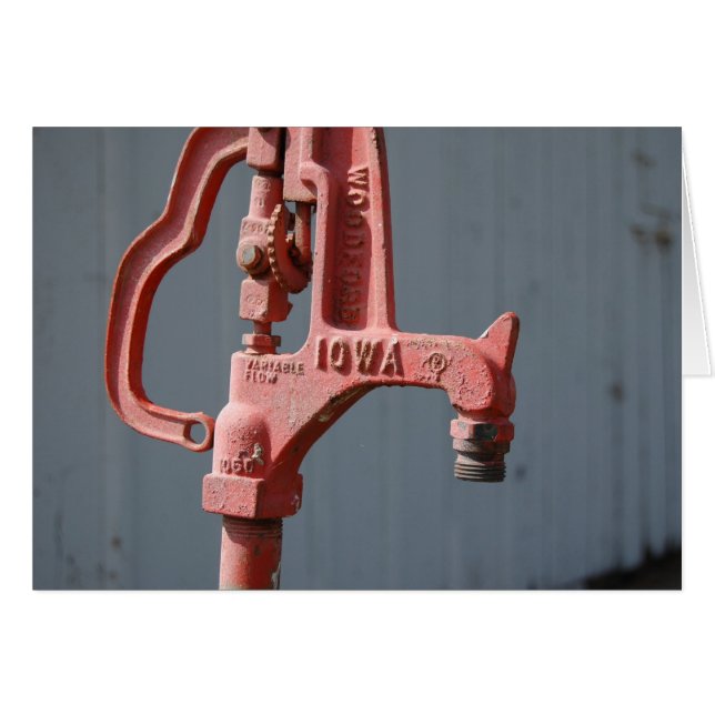 Iowa Farm Hälsningskort (Framsidan Horizontal)