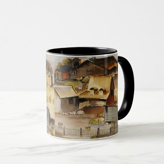 Iowa Farm Ruth Ziegler Gårdsliv  Mugg (Framsida höger)