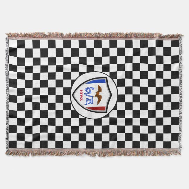 Iowa flagga filt (Framsidan)