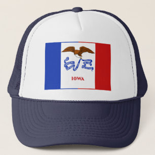 Iowa Flagga Hat Keps