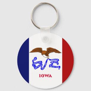 Iowa flagga nyckelring