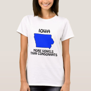 Iowa - Fler vokaler än konsonanter Tee Shirt
