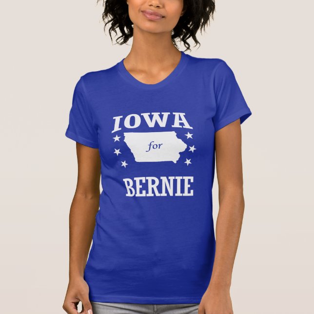IOWA FÖR BERNIE SLIPMASKINER T-SHIRT (Framsida)