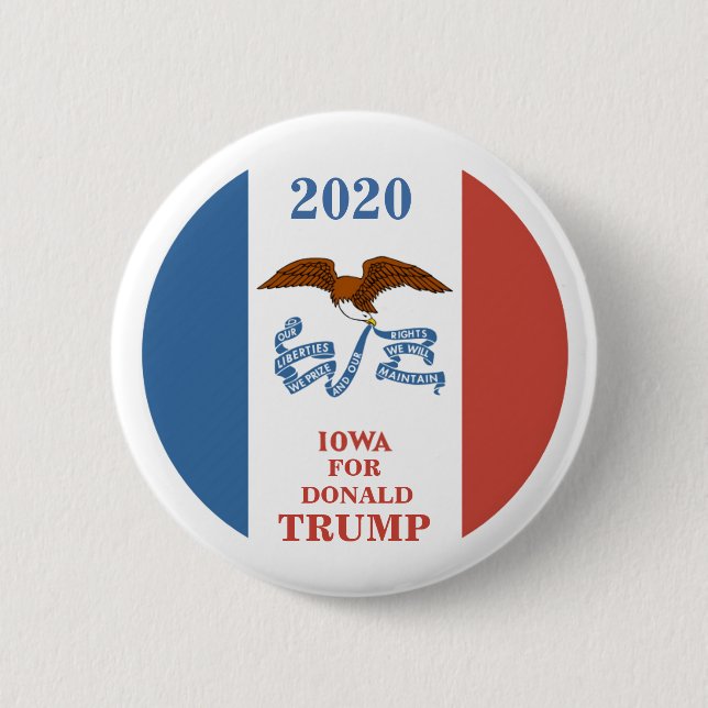 Iowa for Donald Trump 2020 Knapp (Framsida)