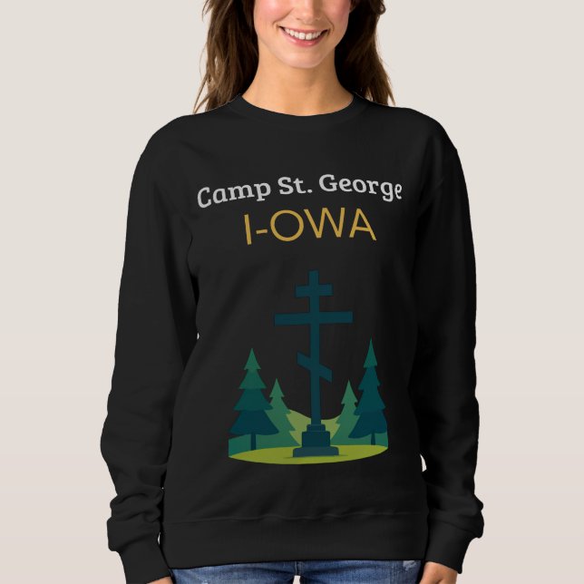 Iowa George Saint Ullriggning T Shirt (Framsida)