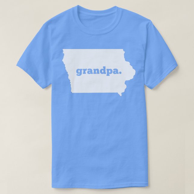 Iowa Grandpa T Shirt (Design framsida)