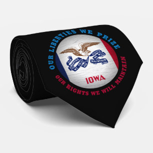IOWA HAWKEYE STATLIG FLAGGA SLIPS