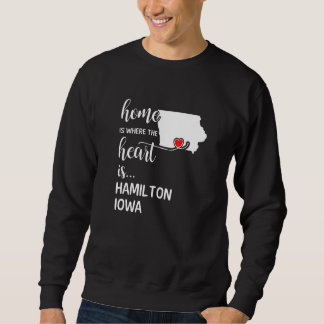 Iowa Hem är Hamilton County Lång Ärmad Tröja