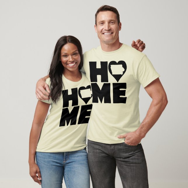 Iowa Home Heart State Tees T-Shirt (Unisex)