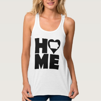 Iowa Home Heart State Tees T-Shirt Linne Med Racerback
