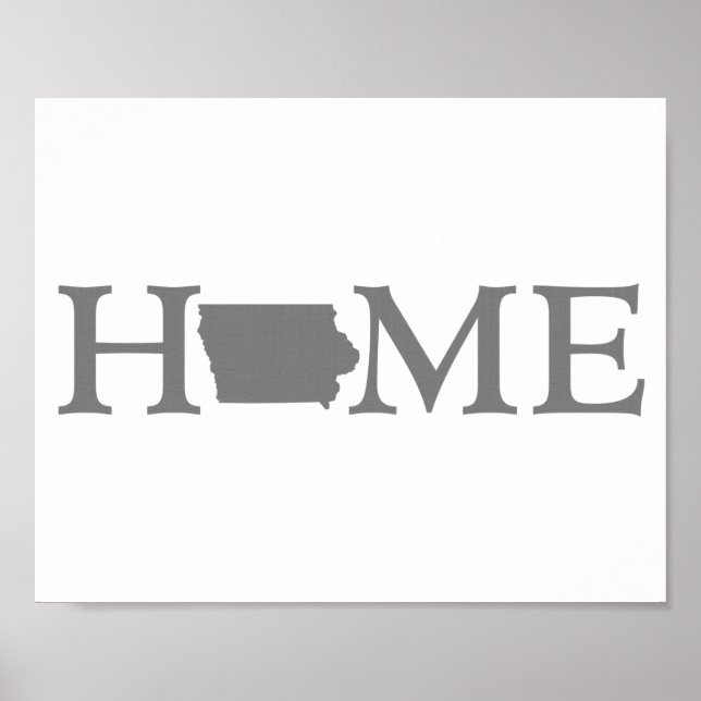 Iowa Home State Poster (Framsidan)