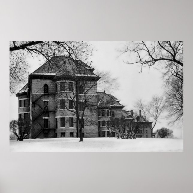 IOWA HOSPITAL FOR INSANE POSTER (Framsidan)