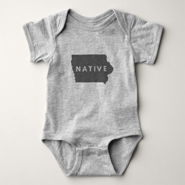 Iowa inföding t-shirt (Framsida)