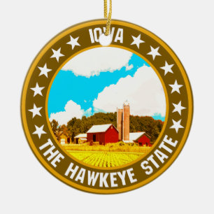 Iowa Julgransprydnad Keramik