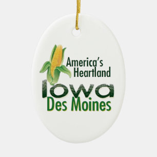 IOWA JULGRANSPRYDNAD KERAMIK