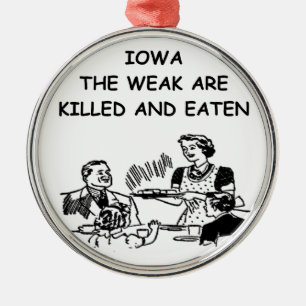 IOWA JULGRANSPRYDNAD METALL