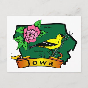 Iowa Karta Vykort