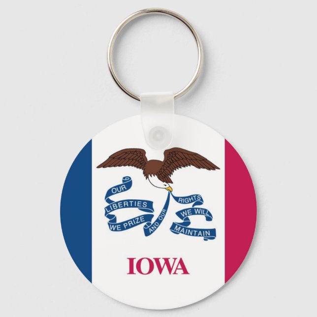 Iowa Keychain Nyckelring (Framsida)