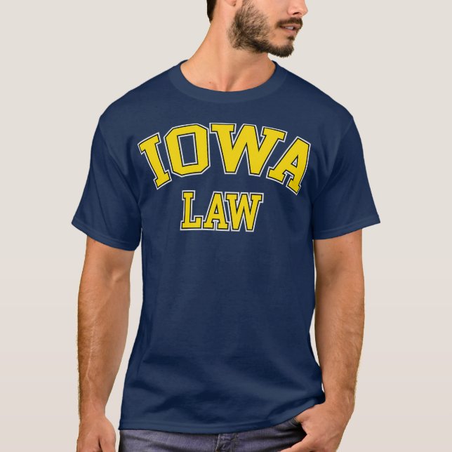 Iowa Law Iowa Pub Student Gift Lawyer College T Shirt (Framsida)